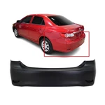 Bumper Cover For 2011-2013 Toyota Corolla W/o Park Holes TO1100294 Rear Primed. Fixed Price $124.92.