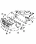 Genuine Mopar 2001-2007 Chrysler Town & Country Front Energy Absorber 4857883AA. Fixed Price $251.99.