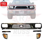 New Front Grille Gray Filler Park Signal Light 5PC For 1995-97 Toyota Tacoma 4WD. Fixed Price $233.88.