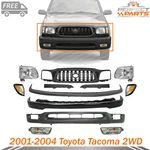 New Front Bumper Kit Primed Grille+headlights For 2001-2004 Toyota Tacoma 2WD. Fixed Price $490.20.