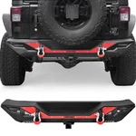 Steel Rear Bumper For 2007-2018 Jeep Wrangler Jk & Unlimited W/ Led Light D-ring. Fixed Price $205.20.