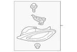 Genuine Lexus Extension Insert 52107-48020. Fixed Price $199.30.