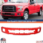 2015-2017 Ford F150 Steel Front Bumper Cover Face Bar Race Red Pantined Pq. Fixed Price $335.99.