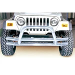 Rugged Ridge Dual Tube Bumper, Front Mid-width W/ Hoop, Stainless Steel .... Fixed Price $551.99.