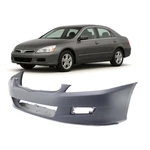 Primed Front Bumper Cover Fascia For 2006 2007 Honda Accord Coupe. Fixed Price $154.99.
