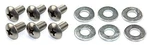 Mustang Bolt Kit Bumper Mounting Front Chrome 1971 - 1972 Pony Enterprises. Fixed Price $16.63.
