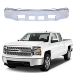 For 14-15 Silverado 1500 Steel Front Bumper Face Bar W/o Fog Light & Sensor Hole. Fixed Price $228.00.