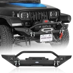 For 1987-2006 Jeep Wrangler Yj Tj Front Bumper W/d-rings Led Lights Winch Plate. Fixed Price $98.49.