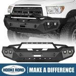 Hooke Road Full Width Steel Front Bumper Bar W/led Light For 07-13 Toyota Tundra. Fixed Price $568.08.