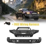 Aaiwa Steel Front/rear Bumper W/winch Plate&lights For 2005-2015 Toyota Tacoma. Fixed Price $419.95.