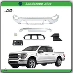Ford F-150 2021-2023 Front Bumper Face Bar Set Chrome 6PCS W/o Sensor Hole. Fixed Price $320.77.