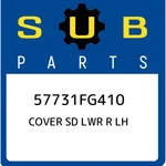 Subaru Cover Sd Lwr Lh 57731FG410, New Genuine Oem Part. Fixed Price $19.19.