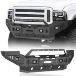 2005 2006 2007 Ford F-250 F-350 Front Bumper W/ Winch Plate & Led Spotlights. Fixed Price $529.79.