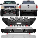 Gng 1999-2004 Ford F250/F350 Front And Rear Bumpers With Round Headlights. Fixed Price $1429.00.