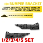 Front Left Right Bumper Fascia Support Bracket For 2004-2005 Honda Civic 1-5SET. Fixed Price $68.99.