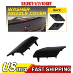 Pair Black Front Headlight Washer Cover Cap For 2009-13 Vw Golf Gti MK6 10X. Fixed Price $8.54.