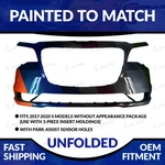 New Painted 2015-2022 Chrysler 300 Front Bumper Sensor Holes & W/o Appr Pkg. Fixed Price $181.99.