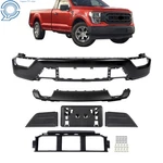 Front Bumper Face Bar 6PCS Ford F150 2021-2023 Black Steel W/o Sensor Hole. Fixed Price $350.08.