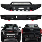 Vijay For 2014-2021 Toyota Tundra Black Front Bumper Rear With Lights. Fixed Price $1119.99.