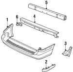 Genuine Ford Bumper Cover YF2Z-17K835-AA. Fixed Price $545.93.