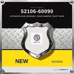 Genuine 92-97 Toyota Land Cruiser Rear Bumper Extension Sub-assy Rh 52106-60090. Fixed Price $121.88.