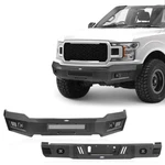 Hooke Road Steel Front Rear Bumper W/led Lights For F-150 2018 2019 2020. Fixed Price $419.29.