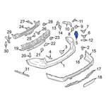 Ford Explorer 16-19 FB5Z17D942C Rear Right Bumper Cover Support Rail. Fixed Price $29.10.