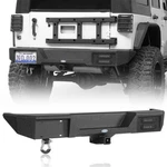 Fit Jeep Wrangler Jk 07-18 Textured One-piece Steel Rear Bumper W/led Lights. Fixed Price $209.29.