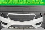 2014-2016 Mercedes Class E350 Amg Front Bumper Oem A2128852638 No Sensor. Fixed Price $649.50.