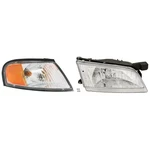 Corner + Headlight Set Halogen For 1998-1999 Nissan Altima. Fixed Price $96.50.