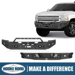 Hooke Road Front Rear Bumper W/winch Plate For 2007-2013 Chevy Silverado 1500. Fixed Price $858.73.