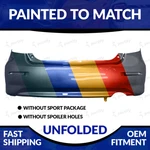 New Painted 2009-2014 Toyota Matrix Unfolded Rear Bumper W/o Spoiler Holes. Fixed Price $268.99.