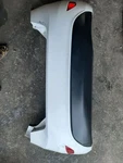 2014 15 2016 Ford Fiesta Rear Bumper White Hatchback Model D2BZ17906AA Dented. Fixed Price $664.99.
