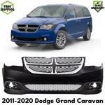 Front Bumper Cover Primed & Grille Kit For 2011-2020 Dodge Grand Caravan. Fixed Price $450.00.