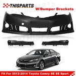 For Toyota Camry Se 2012-2014 Front Primed Bumper Cover W/bracket Tow Hook Hole. Fixed Price $166.95.