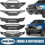 Hooke Road Powder Coated Steel Front Bumper Fit Toyota Tacoma 2ND Gen 2005-2011. Fixed Price $399.58.