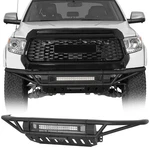 Fit 2014-2021 Toyota Tundra Baja Tubular Front Bumper W/ Light Bar & Skid Plate. Fixed Price $399.69.
