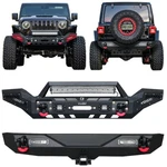 Vijay Front And Rear Bumper Fits 2018-2024 Jeep Wrangler Jl/jlu W/led Lights. Fixed Price $669.98.