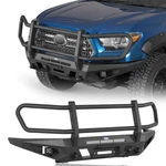 Offroad Front Bumper W/ Grille Guard & Winch Plate Fit 2016-2023 Toyota Tacoma. Fixed Price $689.89.