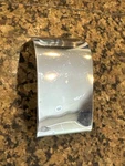 1972-89 Mercedes R107 Early Us / European Bumper Joint Cover Stainless Steel. Fixed Price $49.99.