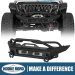 Hooke Road Steel Stubby Front Bumper For Jeep Wrangler 18-25 Gladiator 20-26. Fixed Price $329.29.