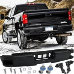 Rear Steel Step Bumper Assembly For 2014-2018 Chevy Silverado 1500 & Gmc Sierra. Fixed Price $340.99.