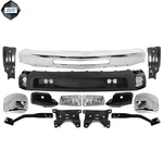 Front Bumper Chrome Kit With Brackets For 2007-2010 Chevy Silverado 2500HD 3500. Fixed Price $598.99.