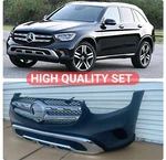 2020-2021-2022-2023 Mercedes Benz GLC300 Front Bumper Cover Assembly Compete Set. Fixed Price $765.00.