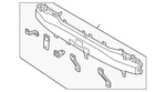 Genuine Kia Impact Bar 86630-2K500. Fixed Price $243.86.