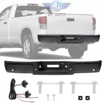 Black Rear Step Bumper Assembly With Sensor Holes 2006-2008 Ford F150 F250. Fixed Price $135.97.