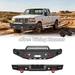Aaiwa Fits 1992-1997 Ford F150 F250 F350 Front Rear Bumper Black Texture W/ Leds. Fixed Price $479.99.