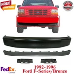 Front Bumper Primed Black + Valance 1992-1997 Ford F-150 F-250 F-350 Bronco. Fixed Price $520.61.