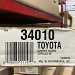 Bushwacker Bumper Guard 08-UP Corolla. Fixed Price $34.00.