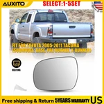 Mirror Glass Driver Left Side W/backing Plate For 2005-2011 Toyota Tacoma 1-10. Fixed Price $94.04.